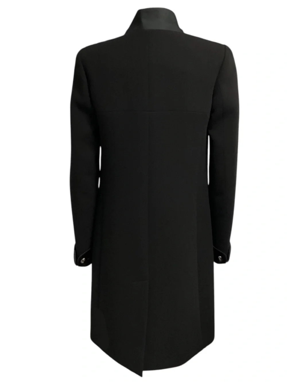CHANEL black silk